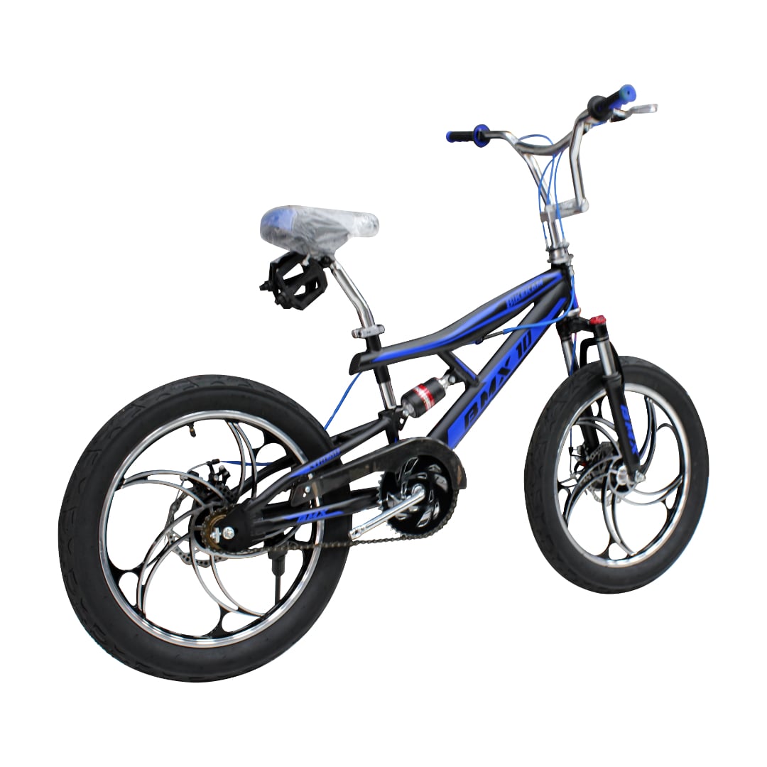 BICICLETA BMX ARO 20 CON DOBLE SUSPENSIÓN FRENOS DE DISCO Y 4 PEGS - 3