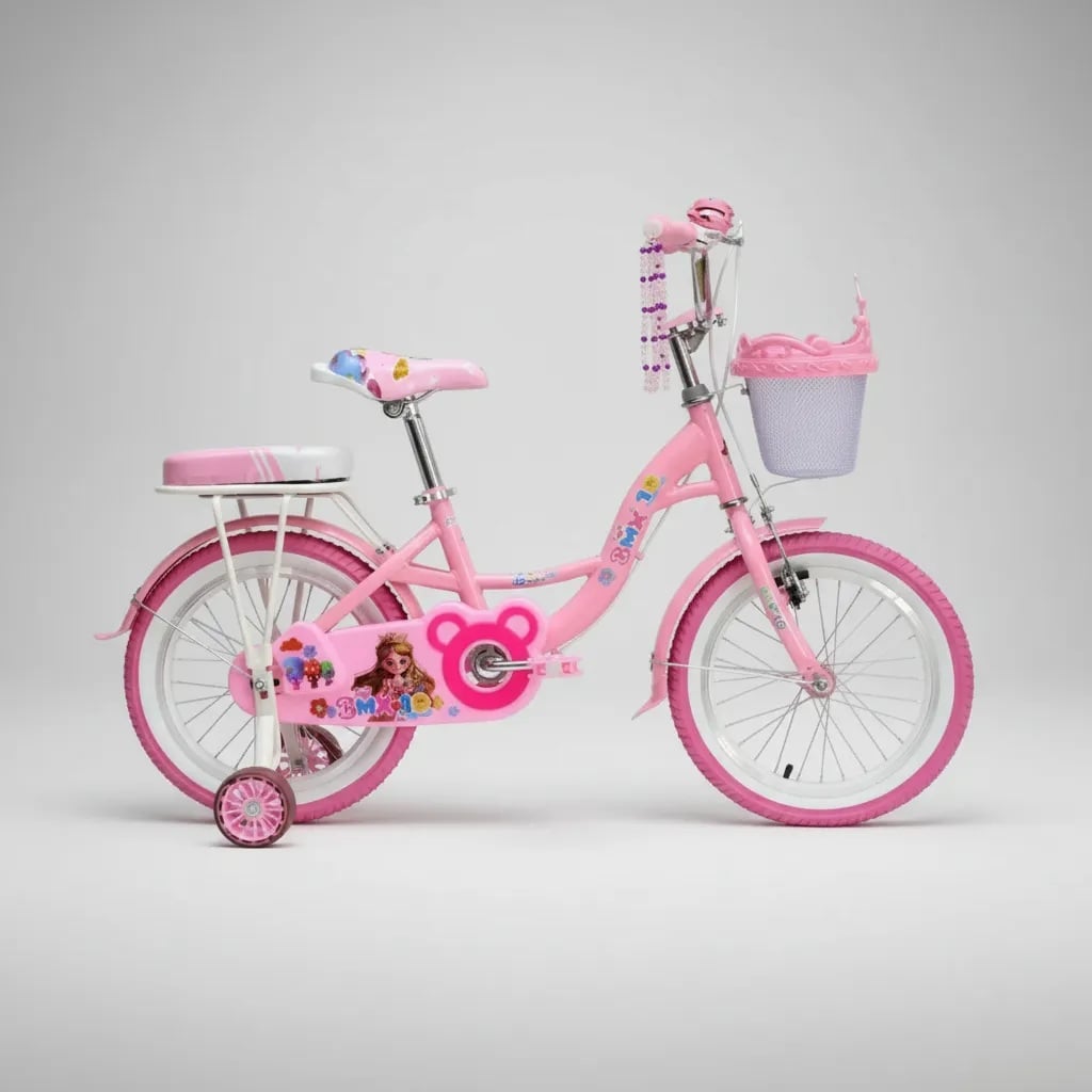 BICICLETA ARO 16 MODELO JAZY PARA NIÑAS ROSADO - 1