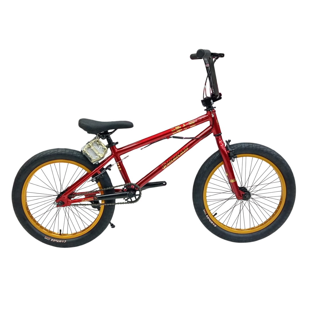 BICICLETA BMX FREESTYLE DE ALUMINIO CON ROTOR 360° Y 4 PEGS - 1