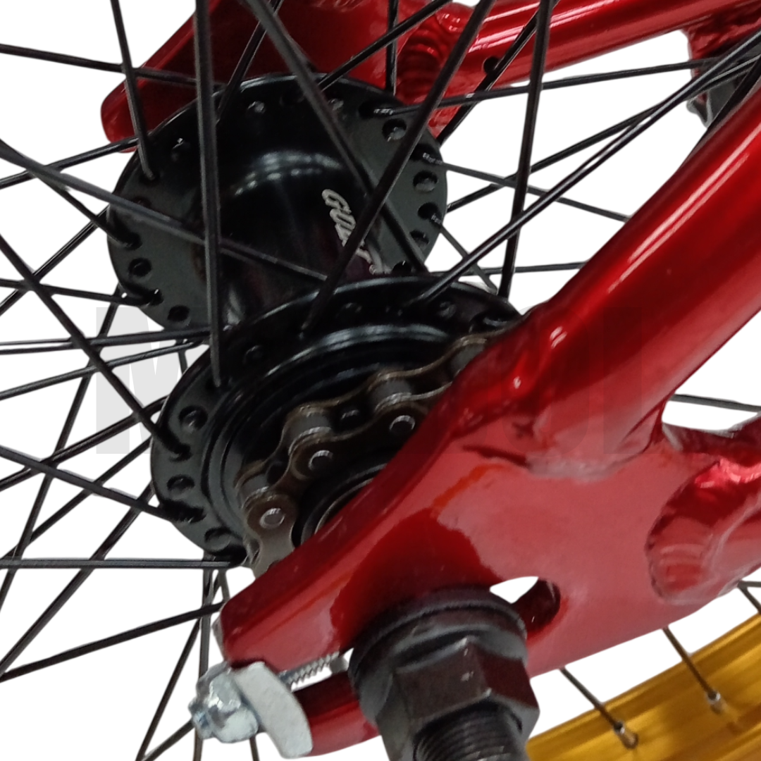 BICICLETA BMX FREESTYLE DE ALUMINIO CON ROTOR 360° Y 4 PEGS - 8