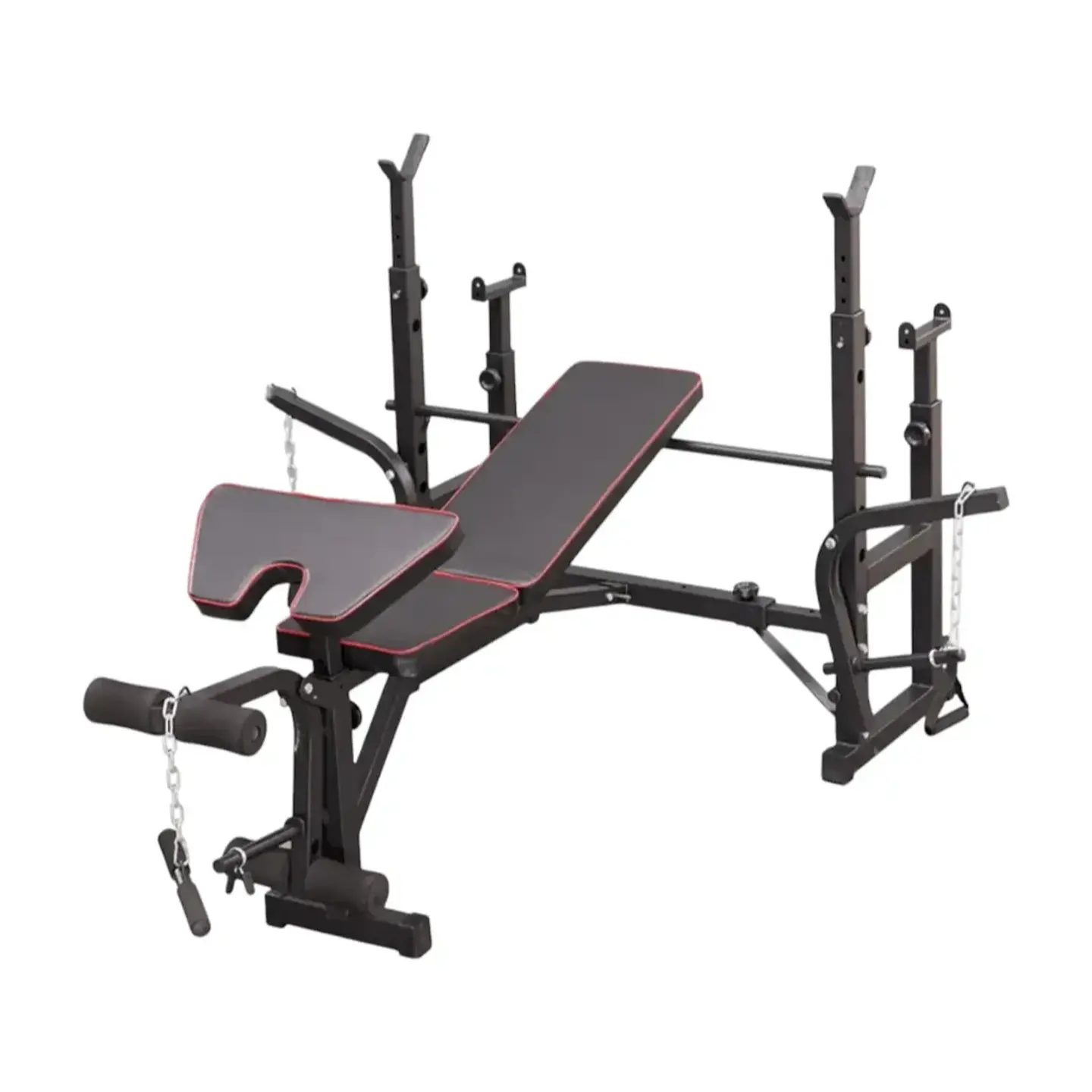 BANCA MULTIFUNCIONAL DOBLE RACK PRO PARA PESAS HASTA 180 KG - 1