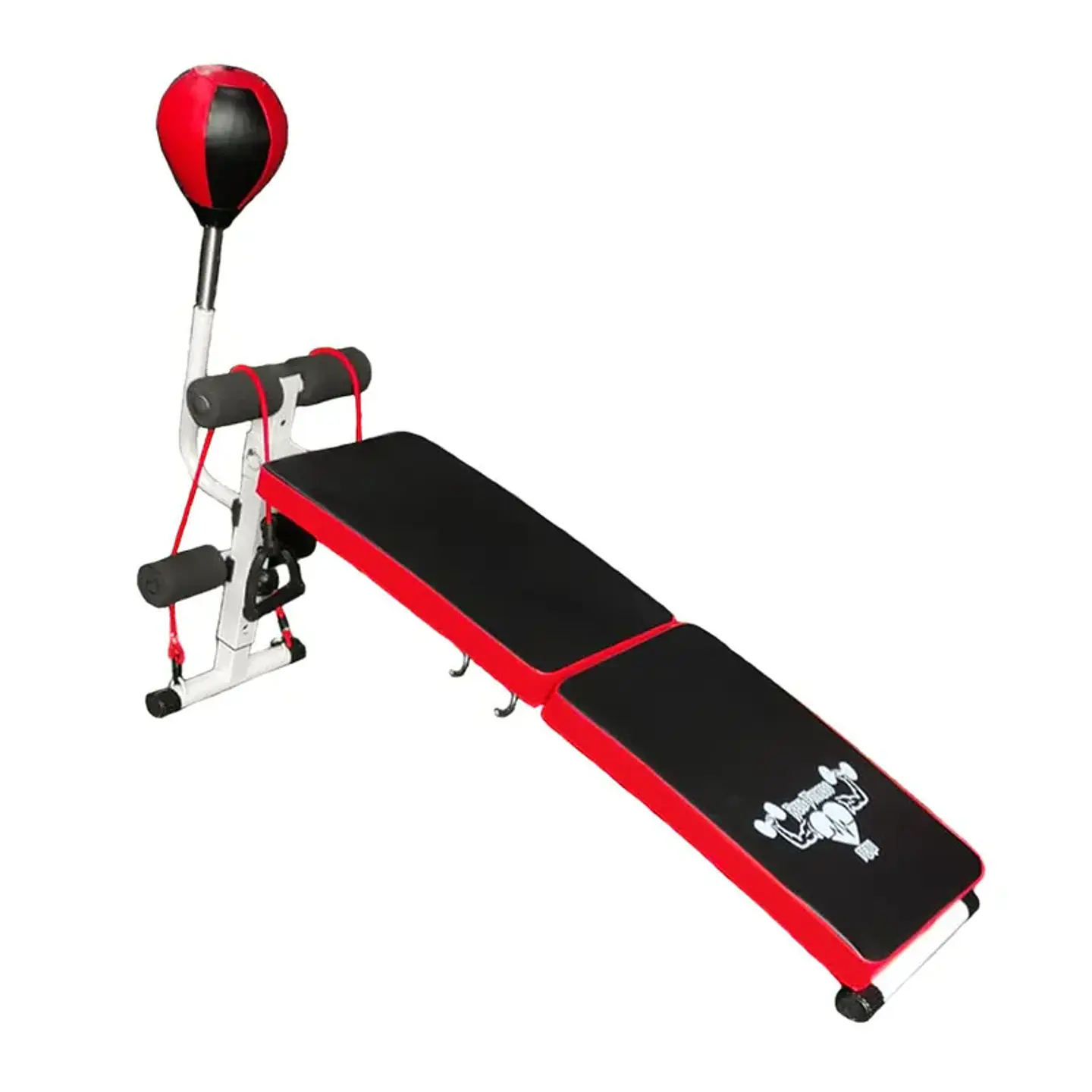 BANCA ABDOMINAL CON PERA DE BOXEO – EQUIPO MULTIFUNCIONAL - 1