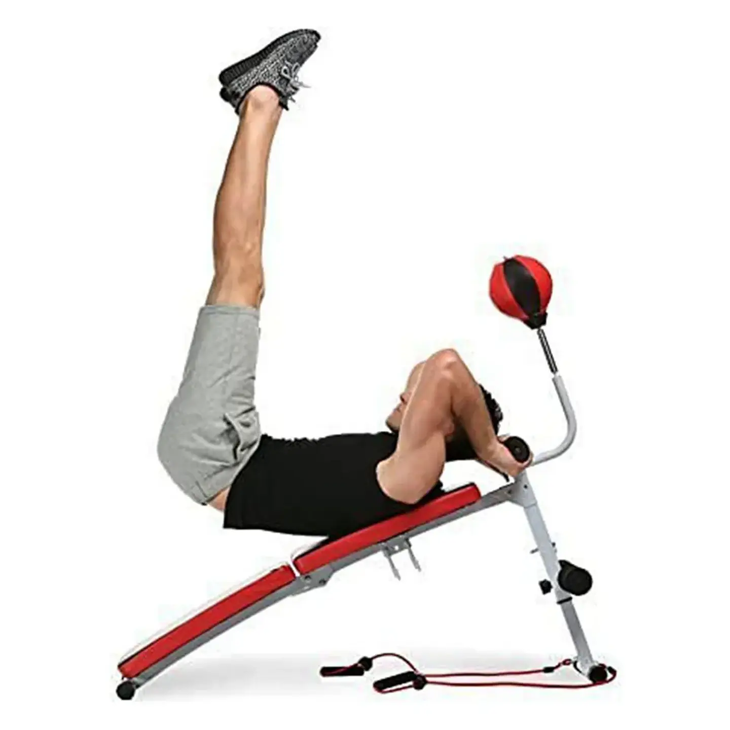 BANCA ABDOMINAL CON PERA DE BOXEO – EQUIPO MULTIFUNCIONAL - 2