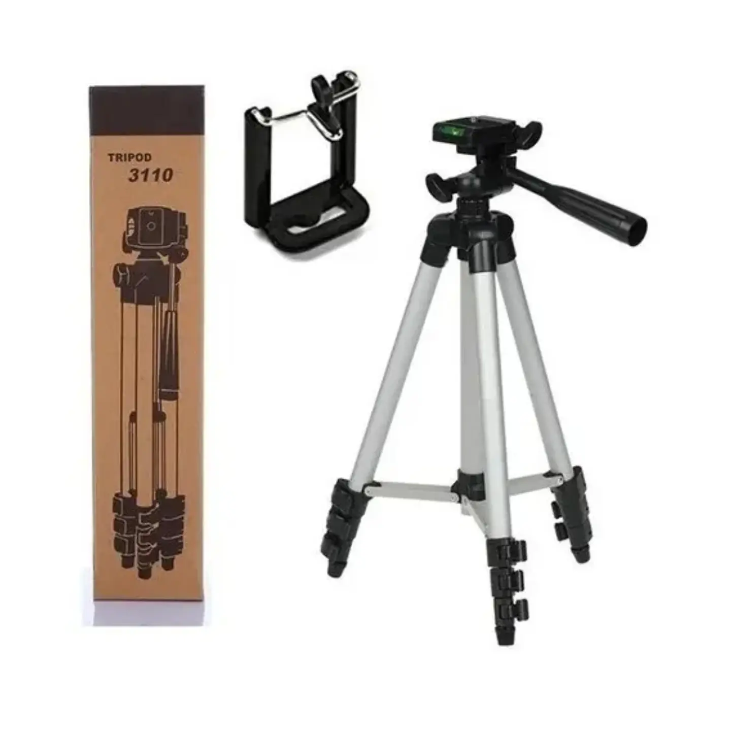 TRÍPODE 3110 PARA CÁMARA Y CELULAR 1.02 M - 2