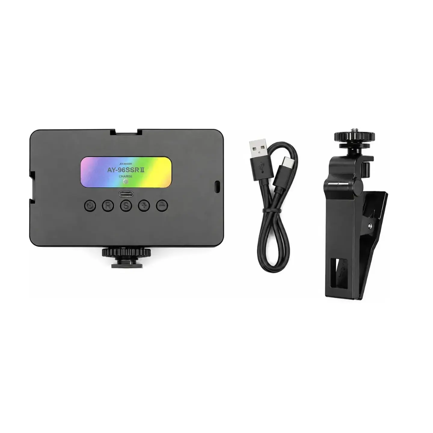 PANEL LED SELFIE PORTÁTIL AY-96JSSR – LUZ PARA FOTOS, VIDEOS Y STREAMING - 2