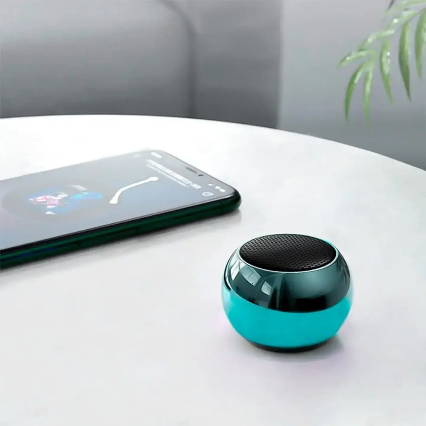 MINI PARLANTE BLUETOOTH MOVISUN EGG NEO VERDE 5W CON TWS Y RADIO FM - 5