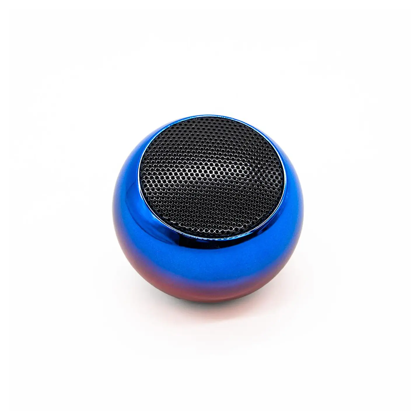 MINI PARLANTE BLUETOOTH MOVISUN EGG NEO 5W CON TWS Y RADIO FM AZUL CON ROJO - 2