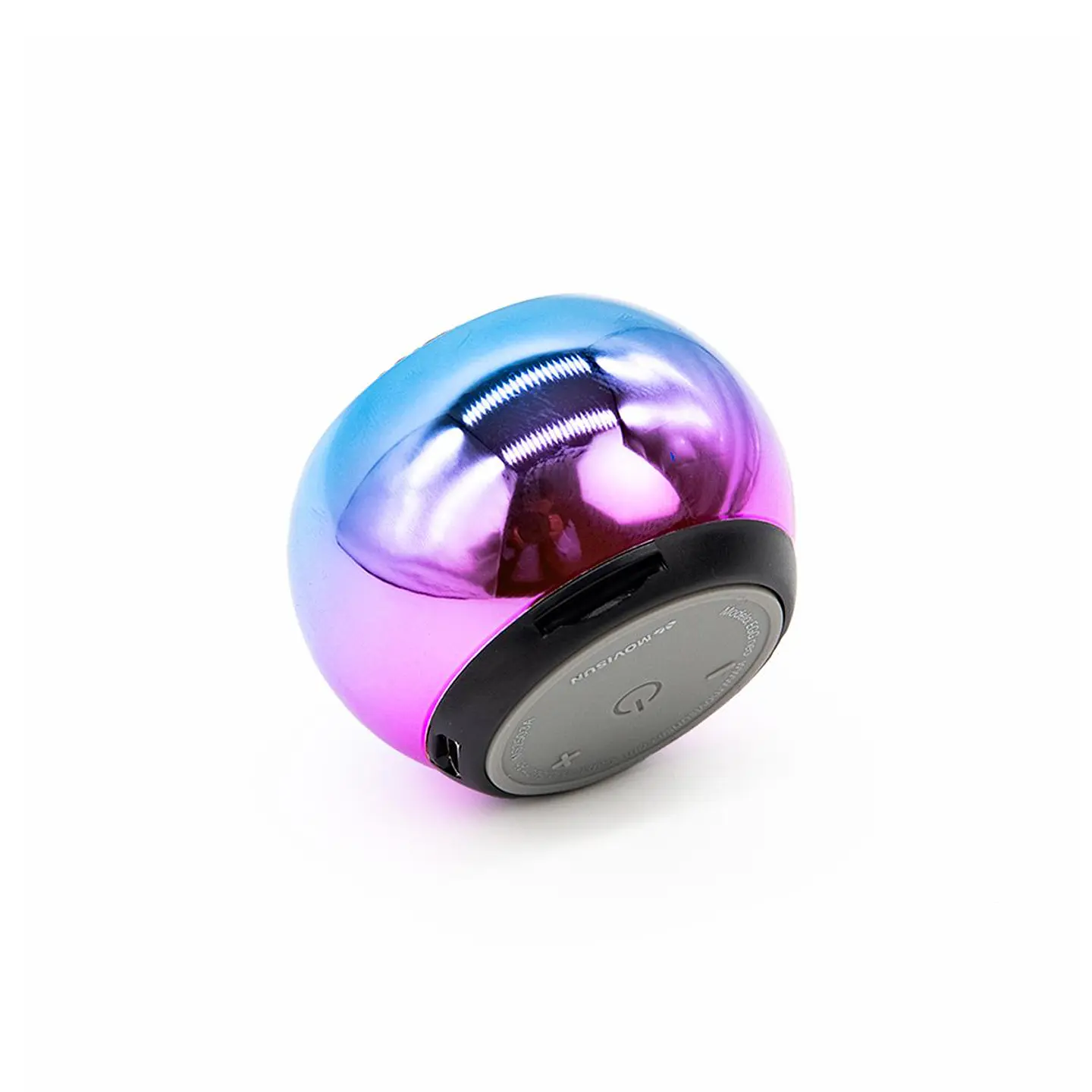 MINI PARLANTE BLUETOOTH MOVISUN EGG NEO 5W CON TWS Y RADIO FM CELESTE/LILA - 1
