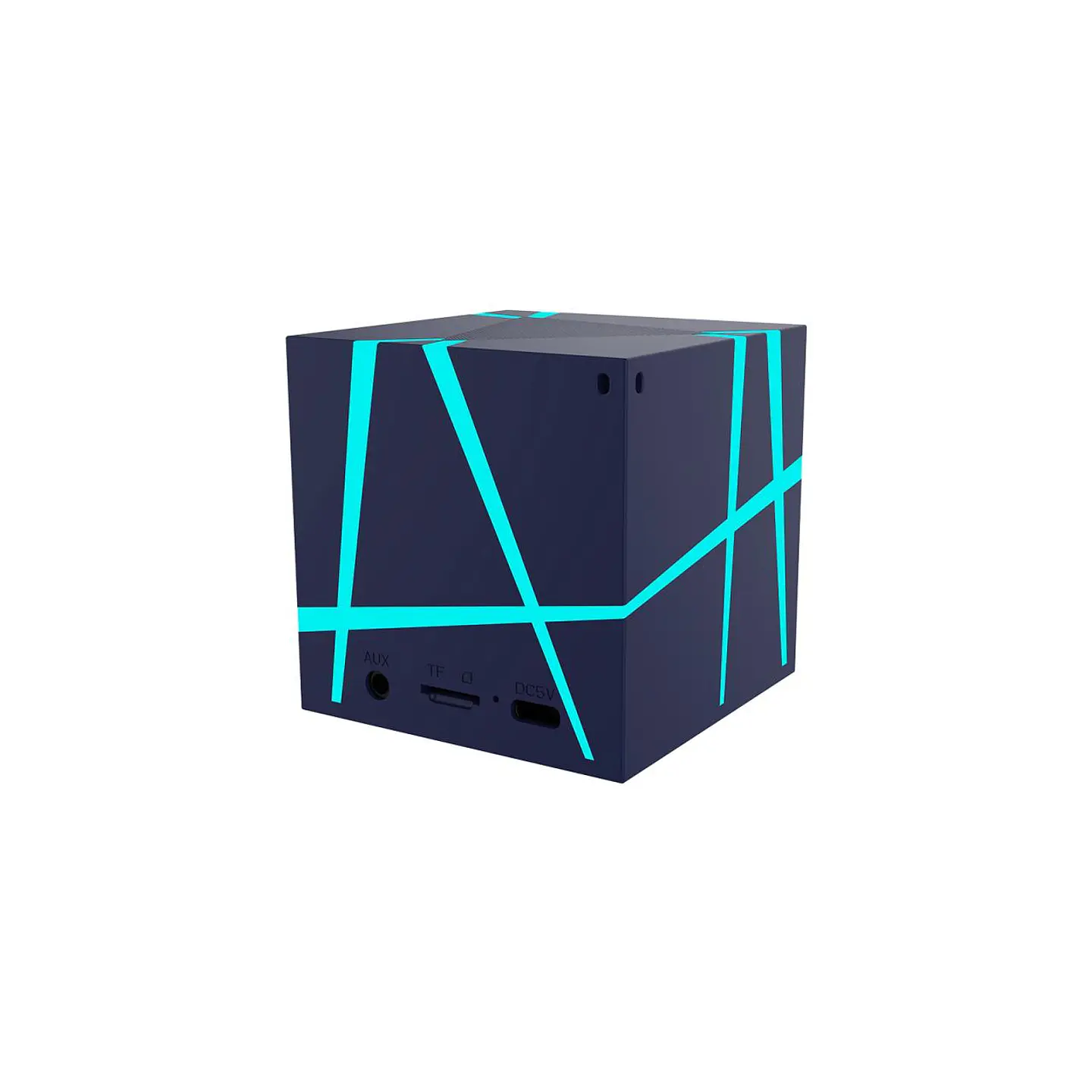 PARLANTE BLUETOOTH MOVISUN POWER MAGIC 5W CON LUCES RGB, TWS Y BLUETOOTH 6.0 AZUL - 2