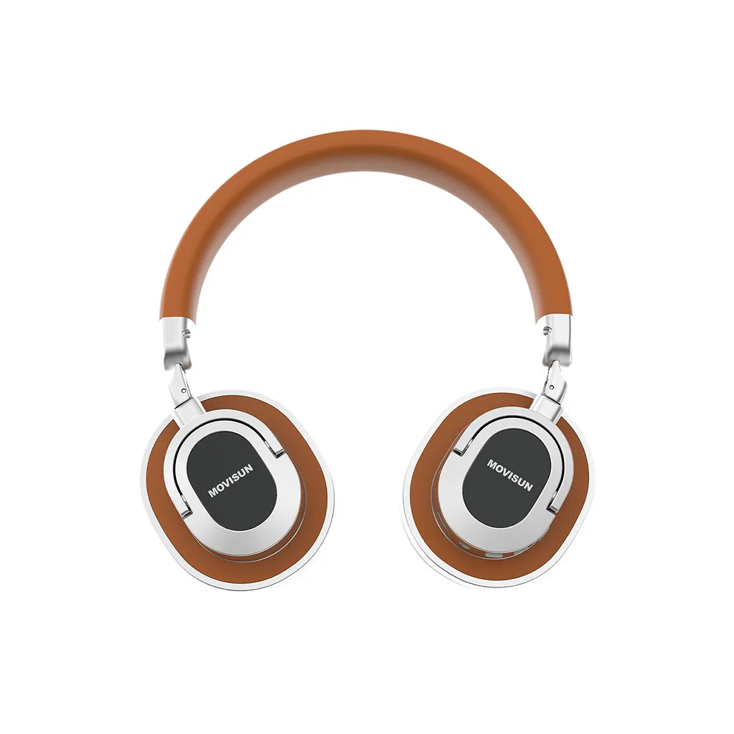 AUDÍFONOS BLUETOOTH RETRO MOVISUN URBAN ROCK3 MARRÓN CON MODO JUEGO, 28 HORAS Y DISEÑO PLEGABLE - 2