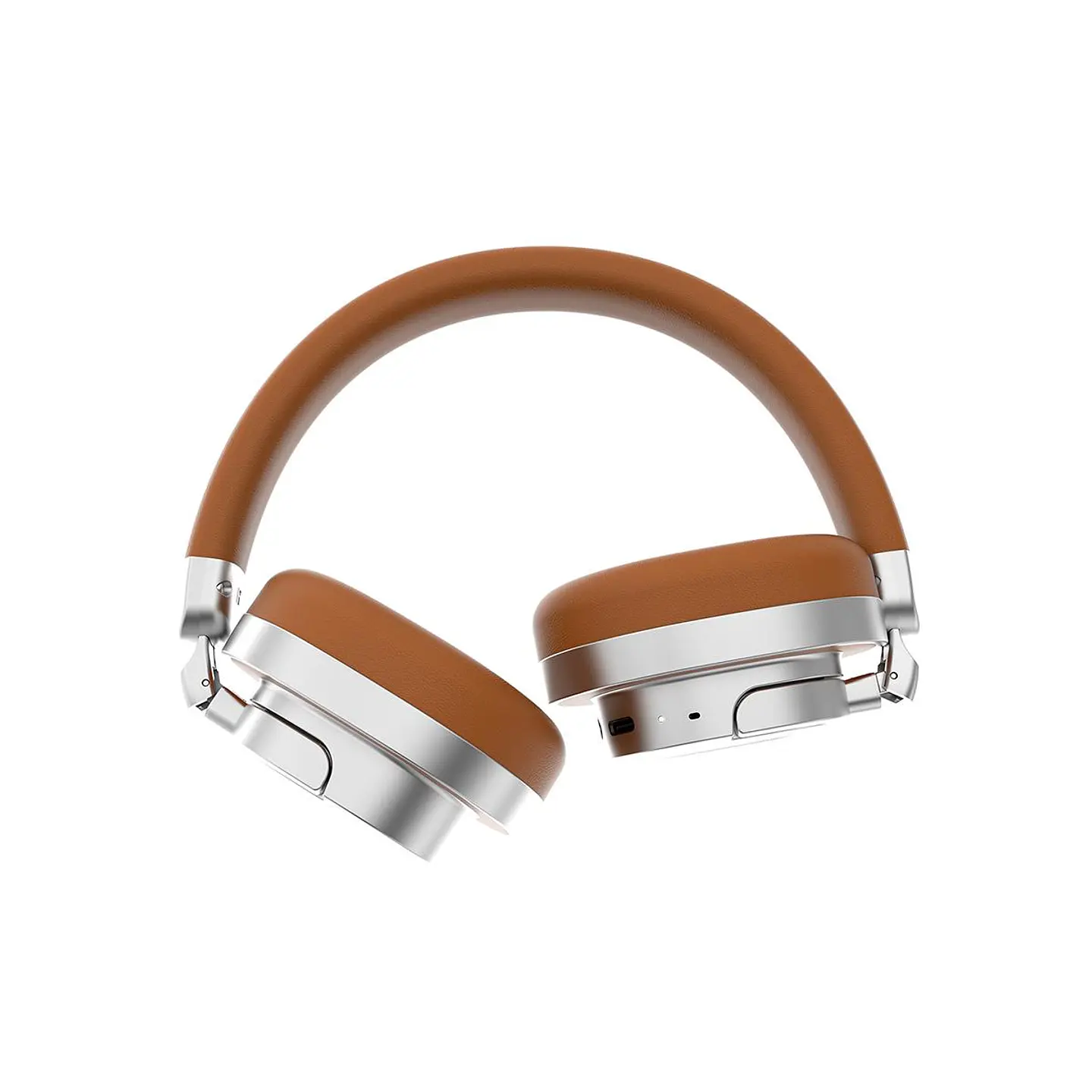 AUDÍFONOS BLUETOOTH RETRO MOVISUN URBAN ROCK3 MARRÓN CON MODO JUEGO, 28 HORAS Y DISEÑO PLEGABLE - 5