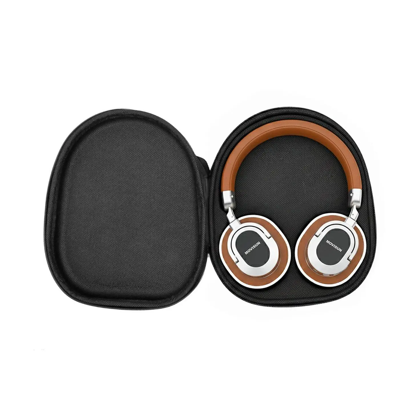 AUDÍFONOS BLUETOOTH RETRO MOVISUN URBAN ROCK3 MARRÓN CON MODO JUEGO, 28 HORAS Y DISEÑO PLEGABLE - 6