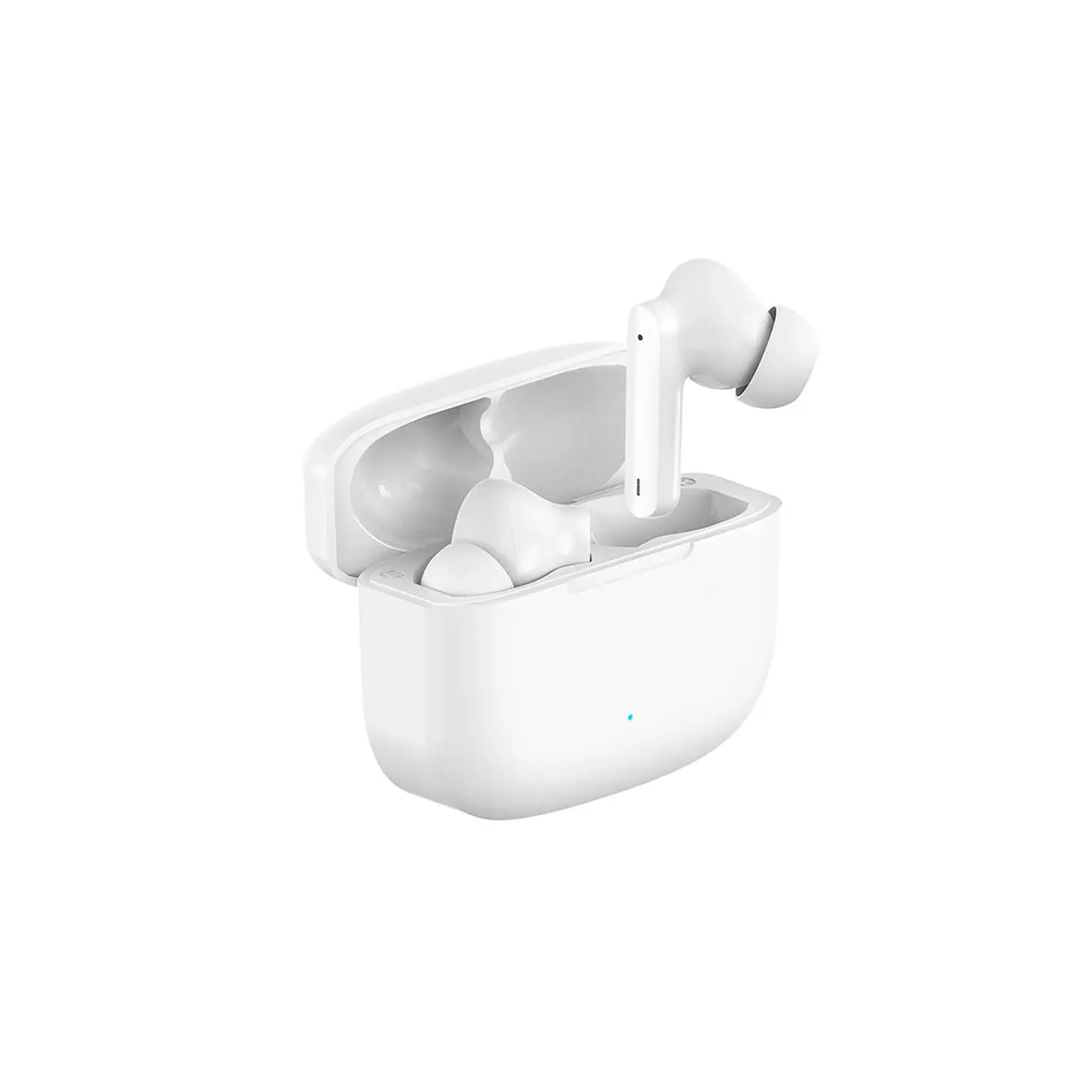 AUDÍFONOS BLUETOOTH MOVISUN EARBOX BUDS2 TWS BLANCO CON ANC, MODO TRANSPARENCIA Y 22 HORAS - 1