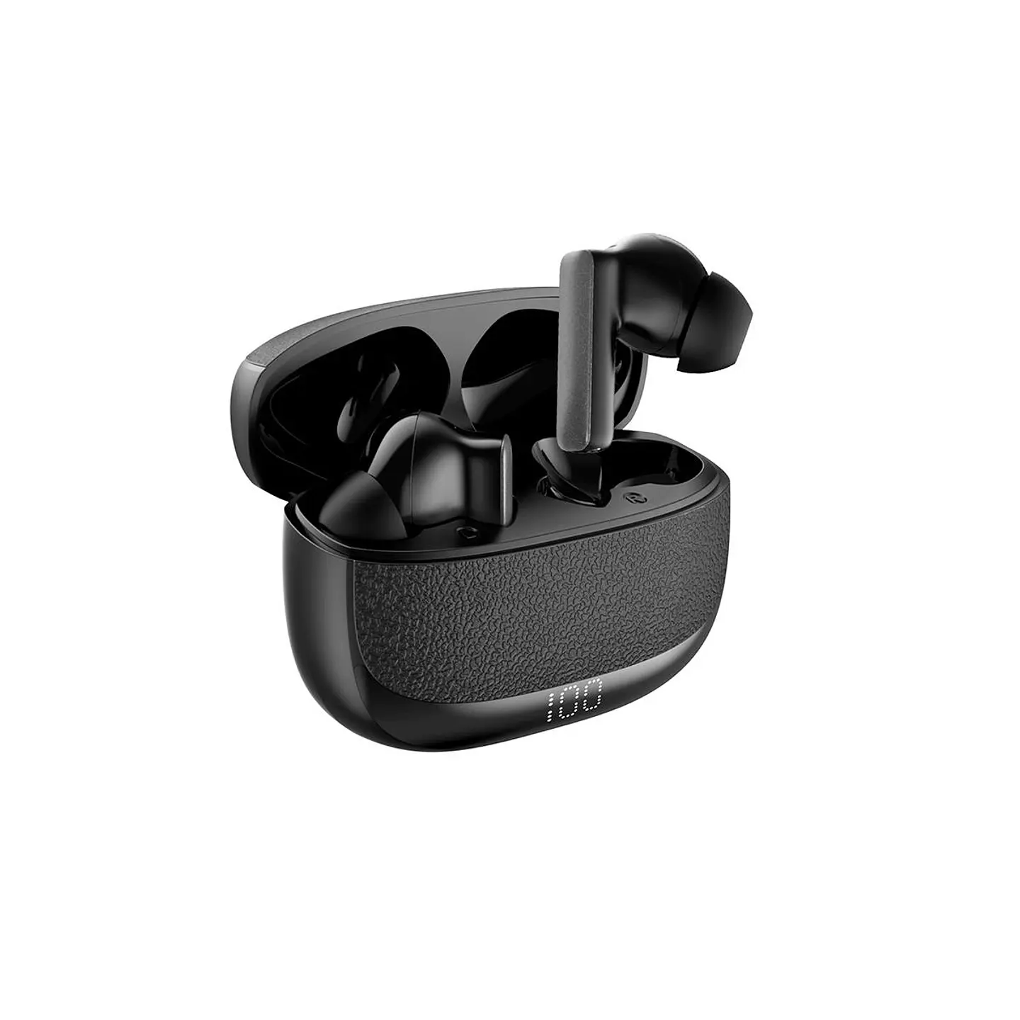 AUDÍFONOS BLUETOOTH MOVISUN EARBOX BUDS9 TWS NEGRO CON ANC, BLUETOOTH 6.0 Y PANTALLA LED - 1