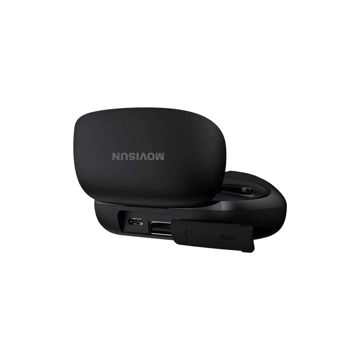 AUDÍFONOS BLUETOOTH MOVISUN EARBOX SUPER TWS NEGRO CON 67 HORAS, PANTALLA LED Y MODO JUEGO - 4