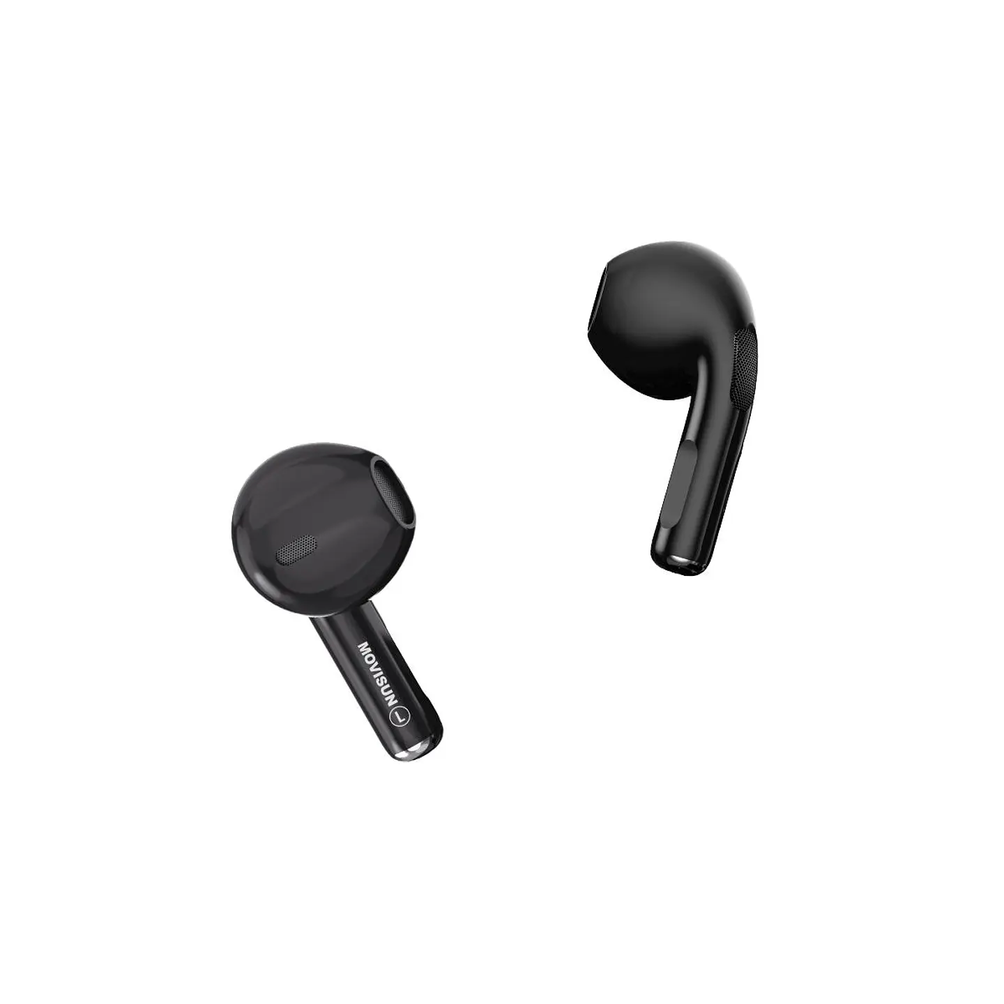 AUDÍFONOS BLUETOOTH MOVISUN T10 TWS NEGRO CON CONTROL TÁCTIL Y 16 HORAS - 2