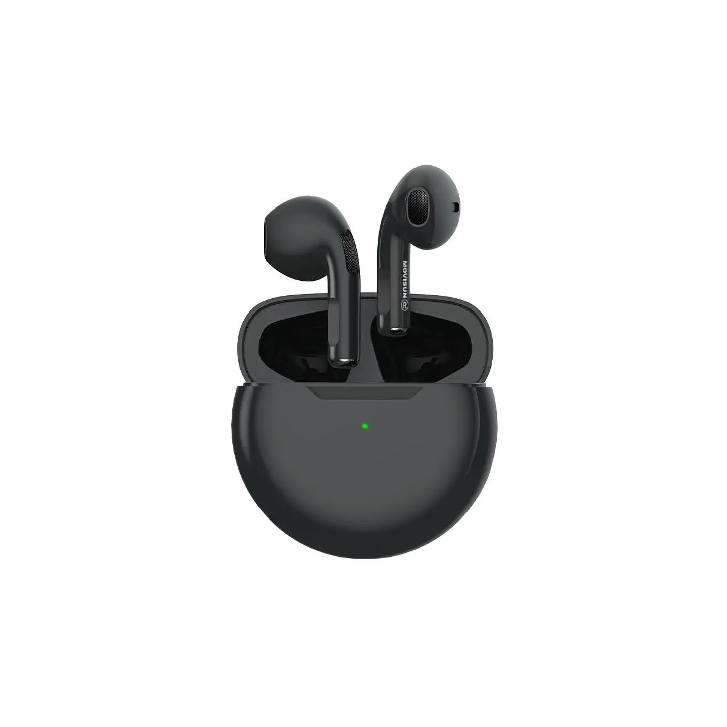 AUDÍFONOS BLUETOOTH MOVISUN T10 TWS NEGRO CON CONTROL TÁCTIL Y 16 HORAS - 3