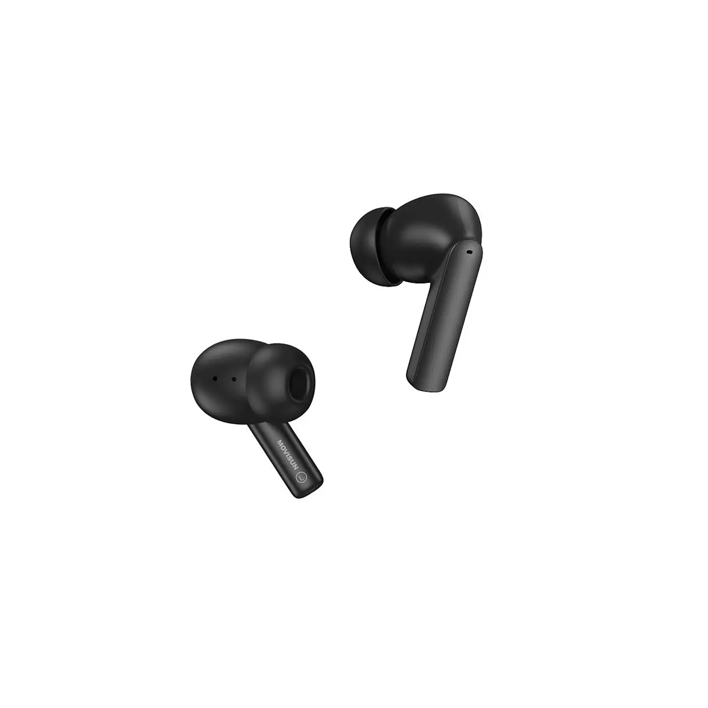 AUDÍFONOS BLUETOOTH MOVISUN T13 TWS NEGRO CON 25 HORAS Y CONTROL TÁCTIL - 2