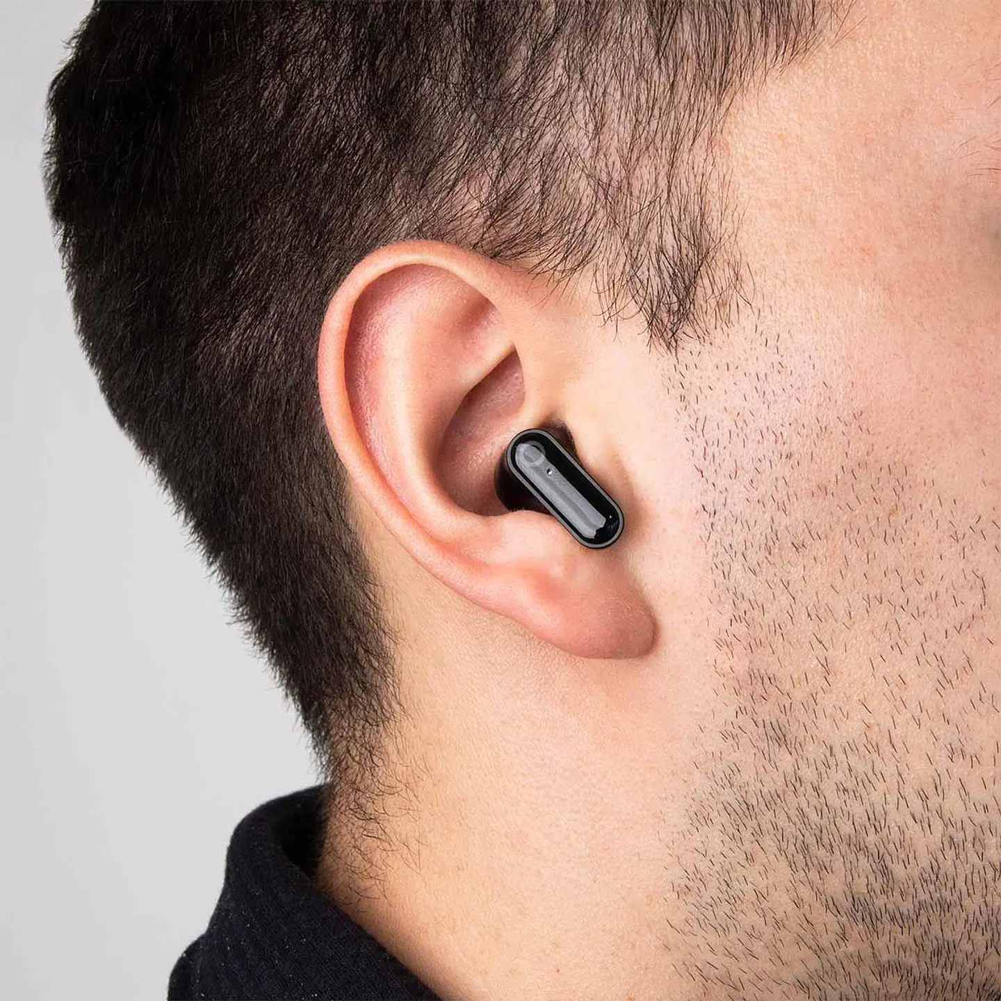 AUDÍFONOS BLUETOOTH MOVISUN T19 TWS NEGRO CON 16 HORAS, CONTROL TÁCTIL Y MICRÓFONO - 5