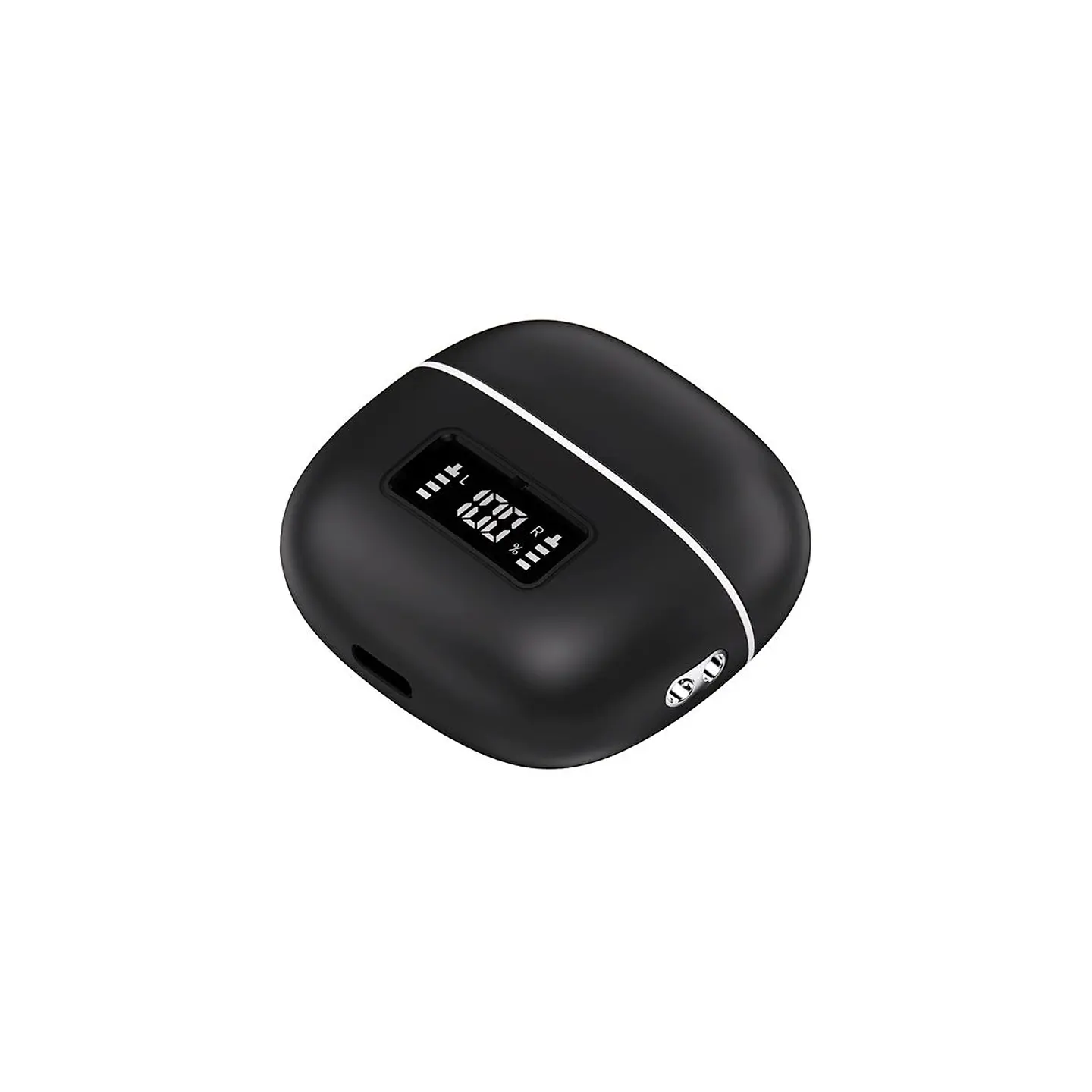 AUDÍFONOS BLUETOOTH MOVISUN T20 TWS NEGRO CON PANTALLA LED, BLUETOOTH 6.0 Y 16 HORAS - 4