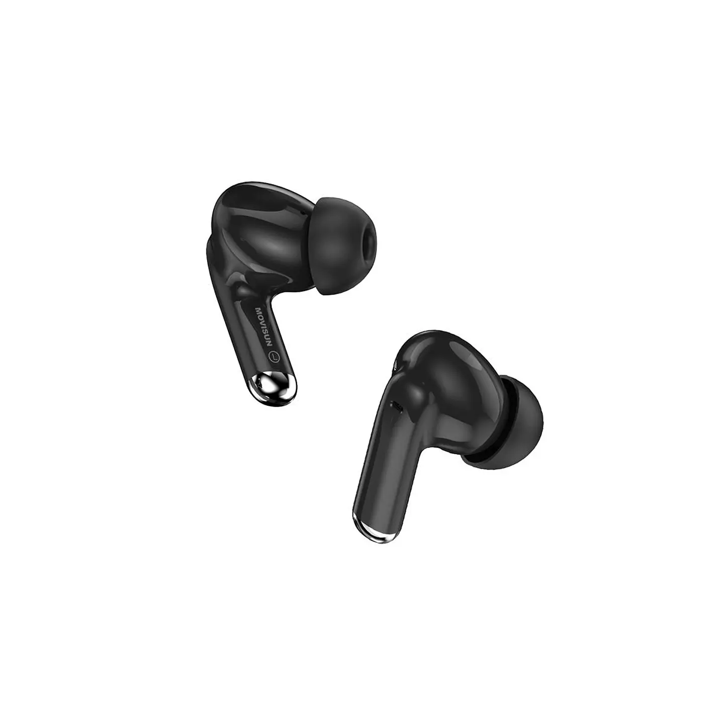 AUDÍFONOS BLUETOOTH MOVISUN T21 TWS NEGRO CON 22 HORAS, SENSOR TÁCTIL Y BLUETOOTH 6.0 - 2