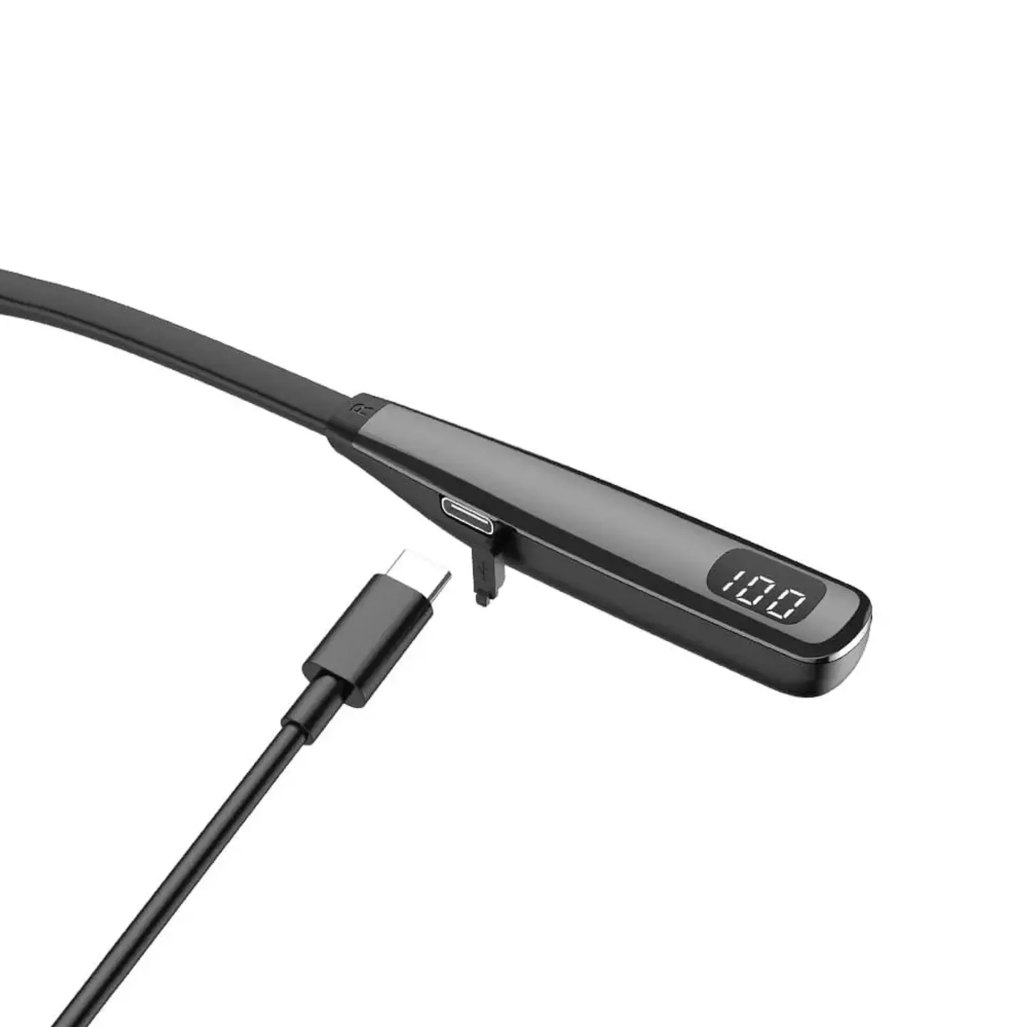 AUDÍFONOS BLUETOOTH DE COLLAR MOVISUN FLEX SUPER2 NEGRO CON PANTALLA LED, 41 HORAS Y MODO JUEGO - 3