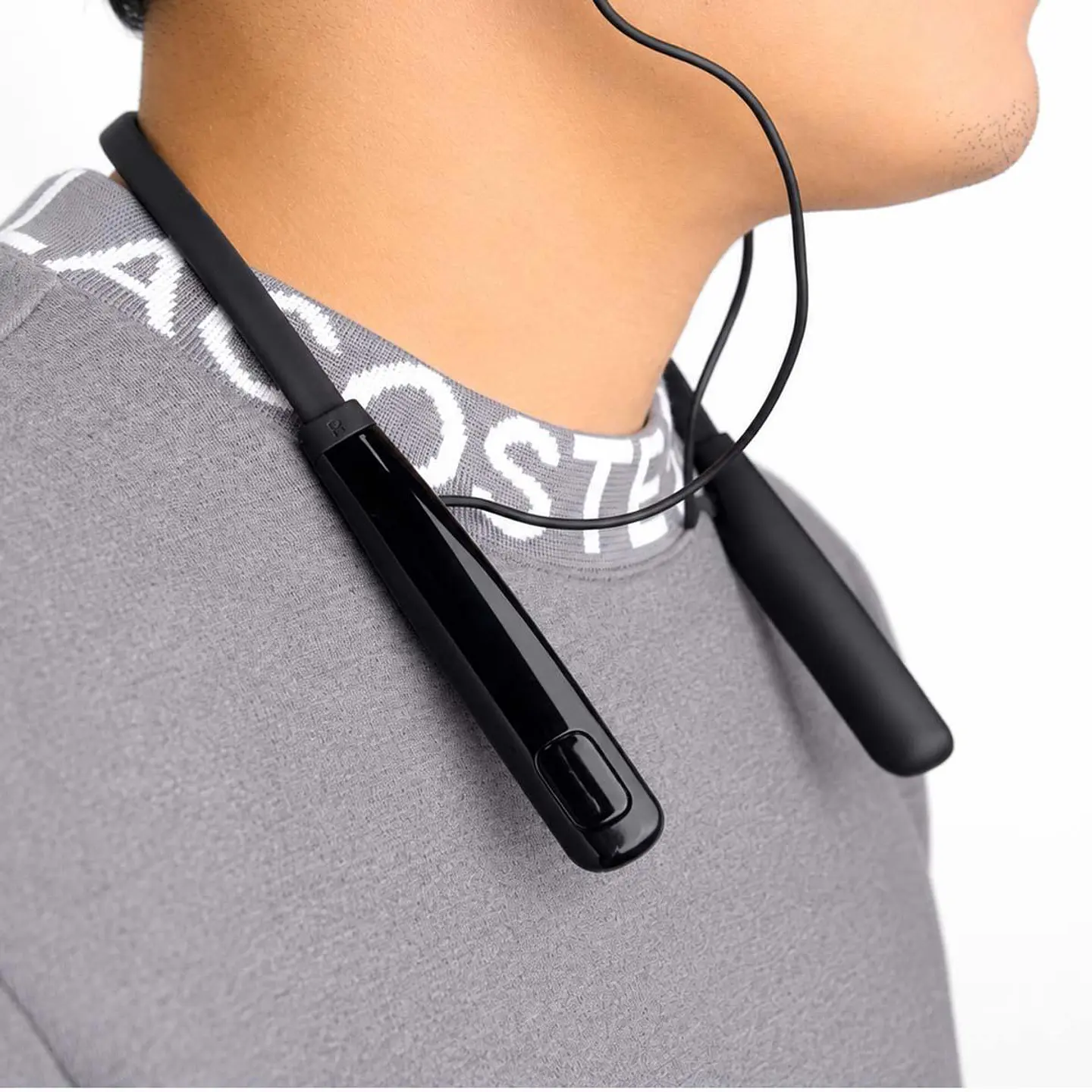 AUDÍFONOS BLUETOOTH DE COLLAR MOVISUN FLEX SUPER2 NEGRO CON PANTALLA LED, 41 HORAS Y MODO JUEGO - 5