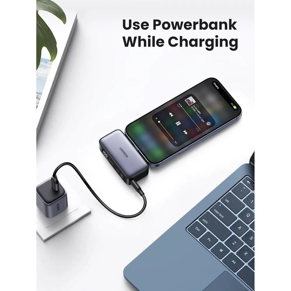 POWER BANK UGREEN 5000MHA CARGA RAPIDA 22W - 2