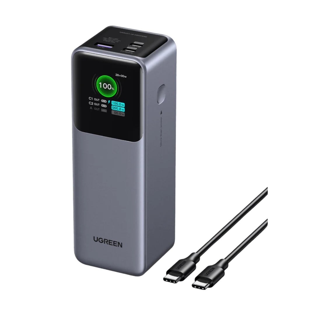 CARGADOR PORTÁTIL UGREEN 25000MAH FAST CHARGUE 200W - 1