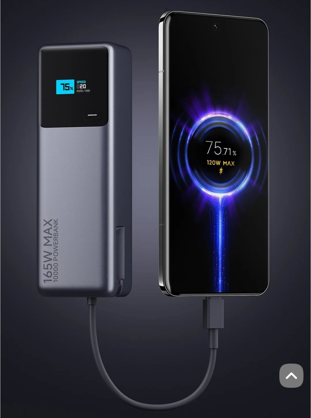 POWER BANK XIAOMI 10000 CARGA ULTRA RÁPIDA 165W - 3