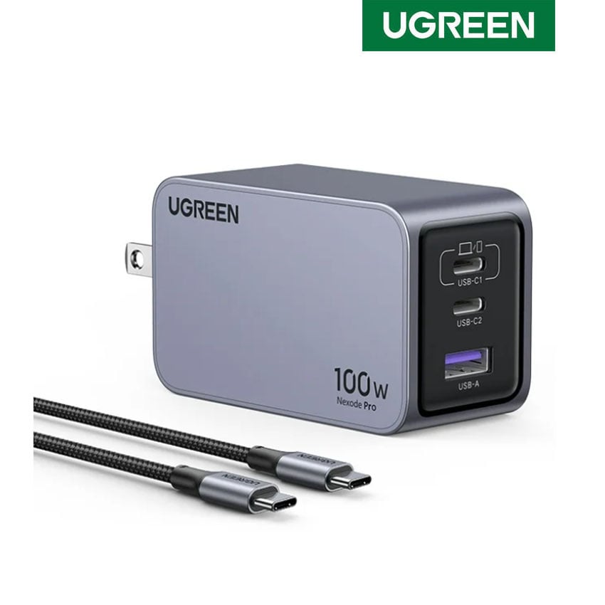 CARGADOR UGREEN 100W NEXODE PRO SET 3 PUERTOS - 1