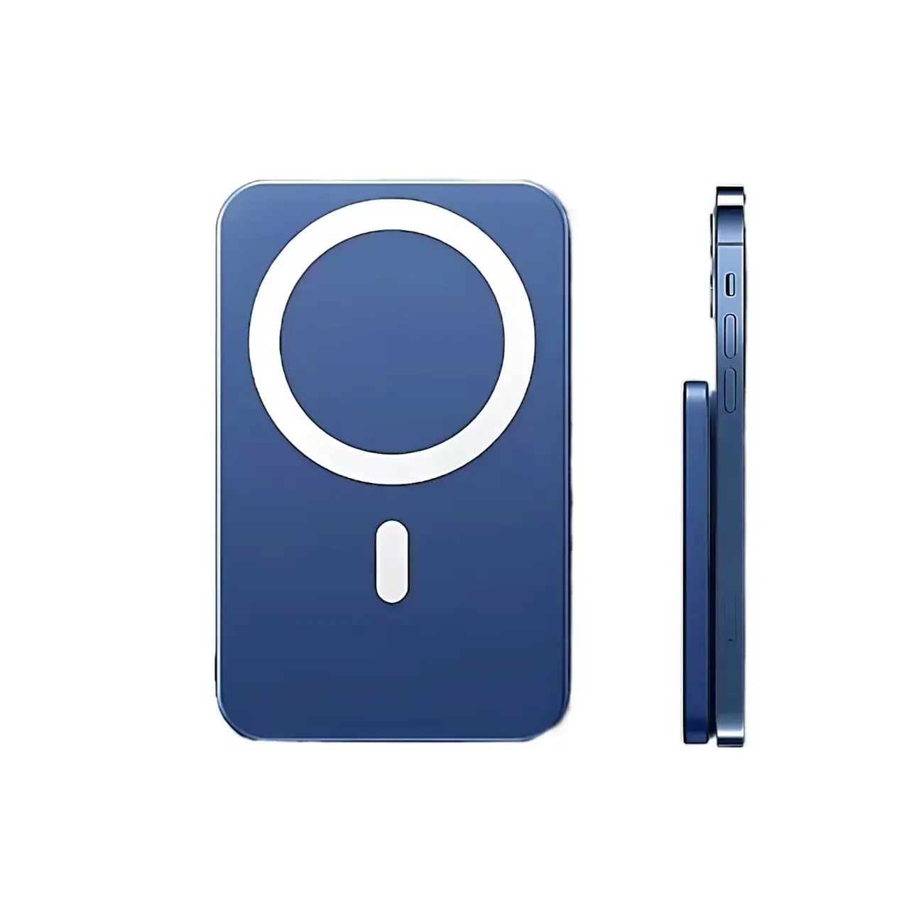 POWER BANK INALAMBRICO MAGNETICO 10000MHA PD20W- AZUL - 2