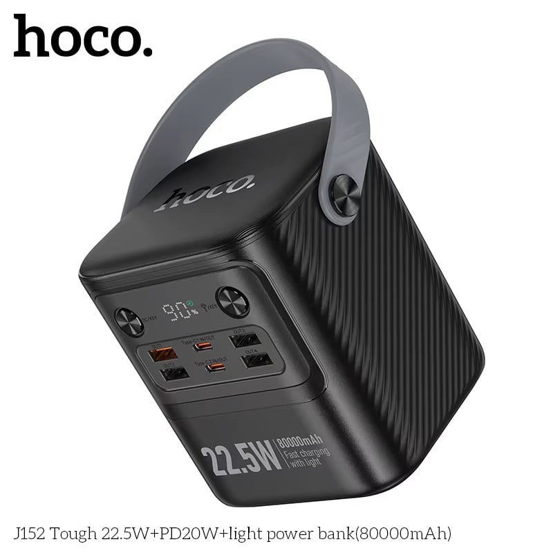 BATERIA PORTATIL 80000MHA 22W CARGA RAPIDA HOCO PREMIUN J152 - 1