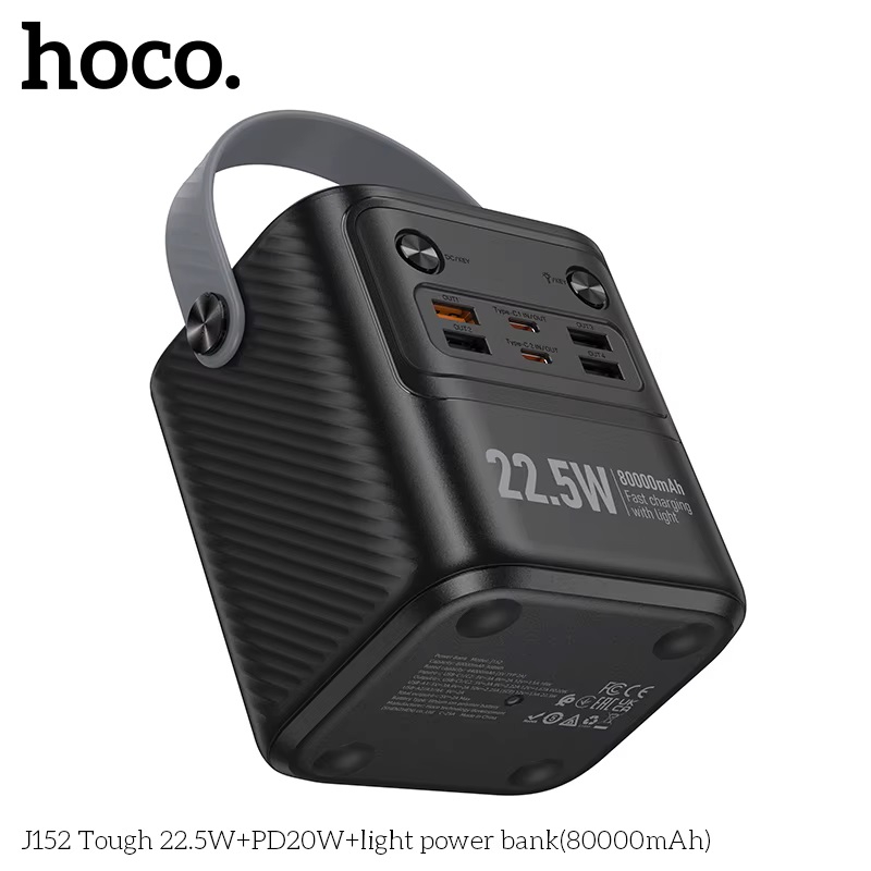 BATERIA PORTATIL 80000MHA 22W CARGA RAPIDA HOCO PREMIUN J152 - 3