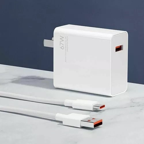 CARGADOR XIAOMI 67W ORIGINAL COMBO CABLE USB - BLANCO - 3