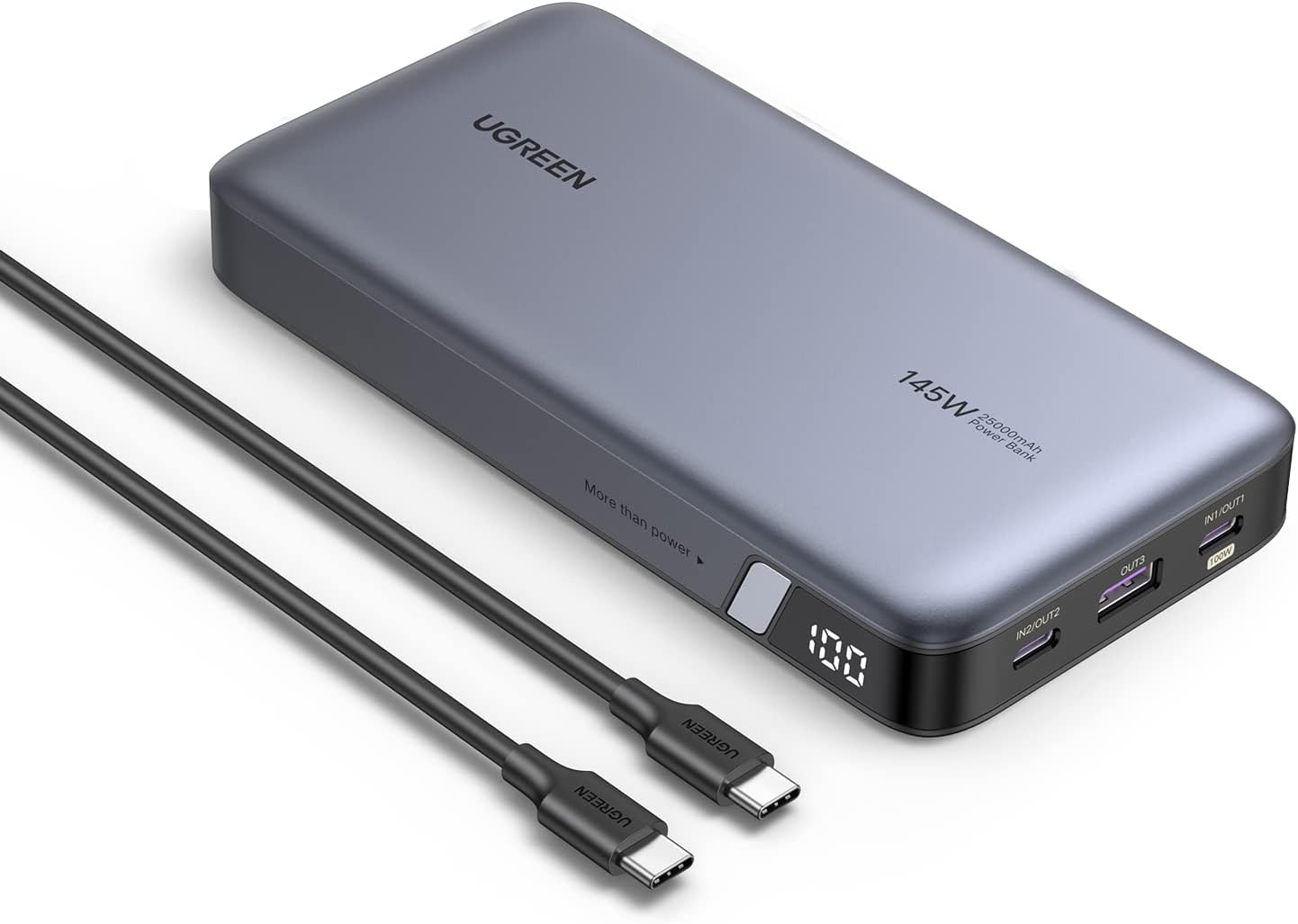 CARGADOR PORTÁTIL UGREEN 25000MAH 145W POWERBANK - 1