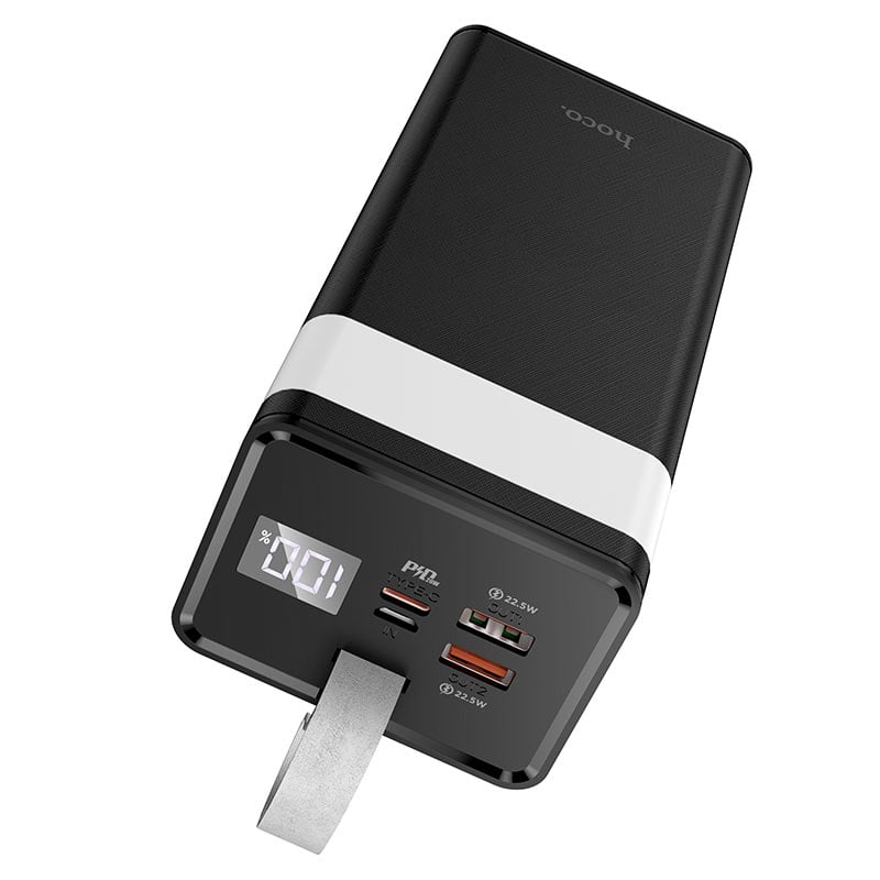 BATERIA PORTATIL 40000MHA CARGA RAPIDA 22W HOCO PREMIUN - NEGRO - 2