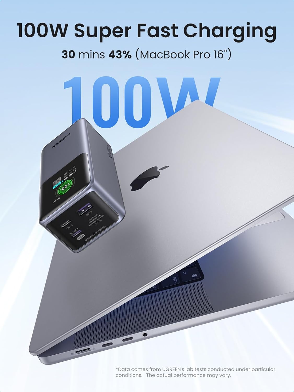 UGREEN NEXODE POWER BANK 20000MAH 130W CARGADOR PORTÁTIL PB721 - 5