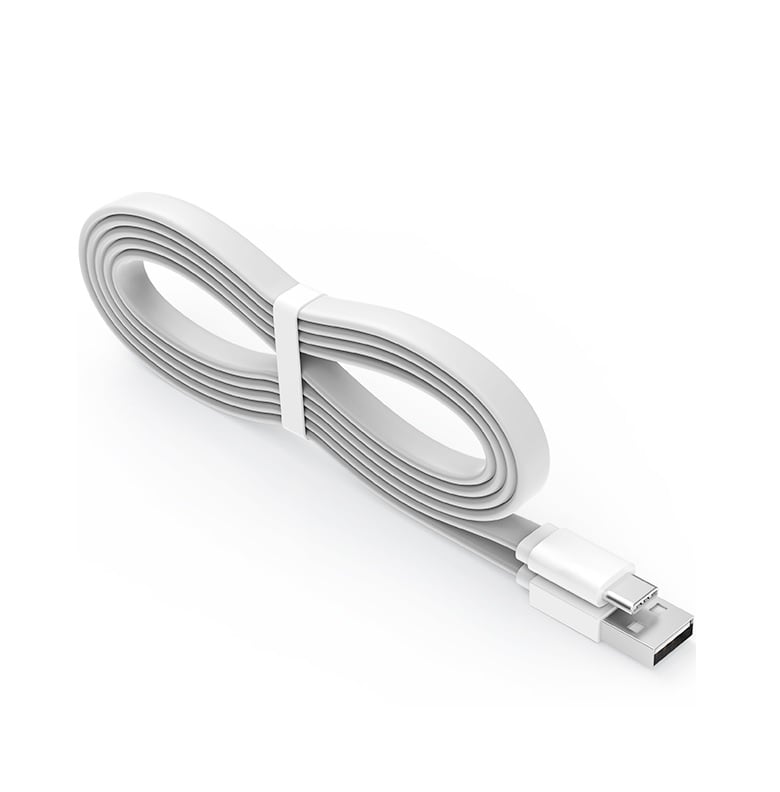CABLE USB XIAOMI CARGA RÁPIDA Cable Plano - BLANCO - 3
