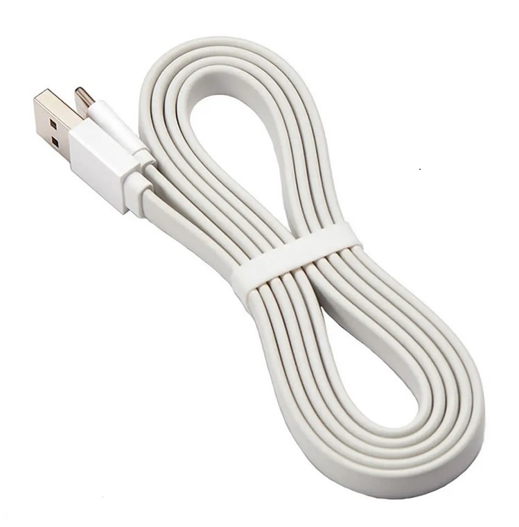 CABLE USB XIAOMI CARGA RÁPIDA Cable Plano - BLANCO - 4