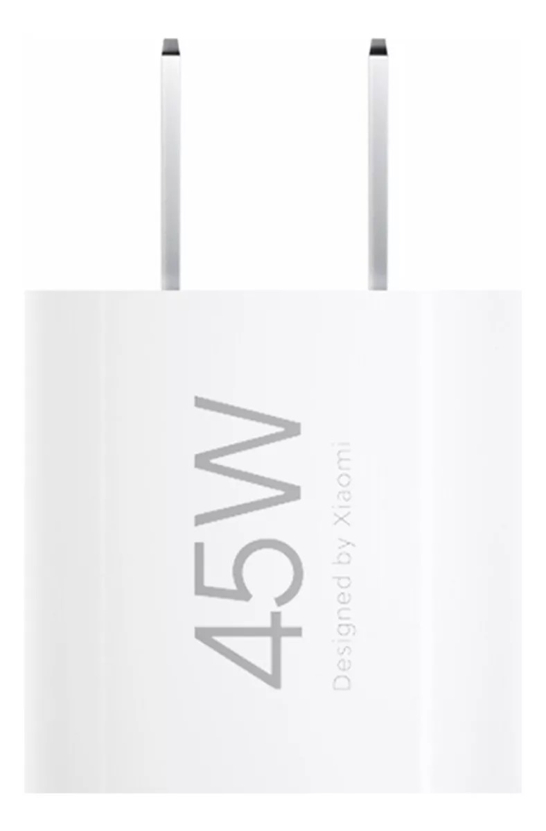 CARGADOR XIAOMI 45W GAN COMPATIBLE IPHONE 15 Y ANDROID - BLANCO - 3