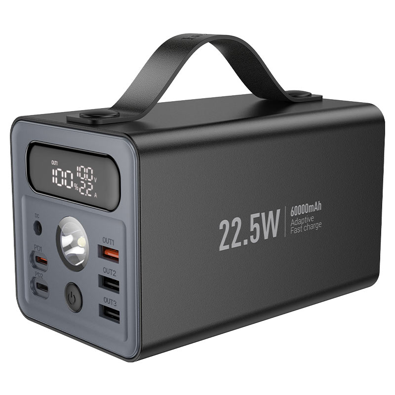 CARGADOR PORTÁTIL 60000 HOCO J138 USB / TIPO-C / 12V DC - 1