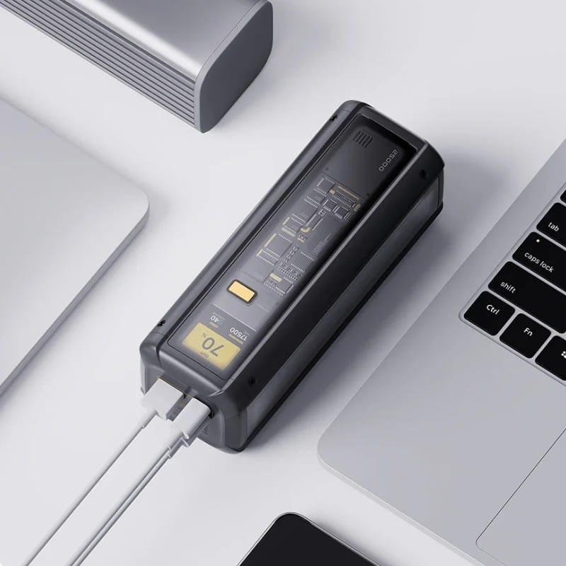 BATERIA PORTATIL XIAOMI 212W HYPERCHARGE 25000MAH NEGRO - 4