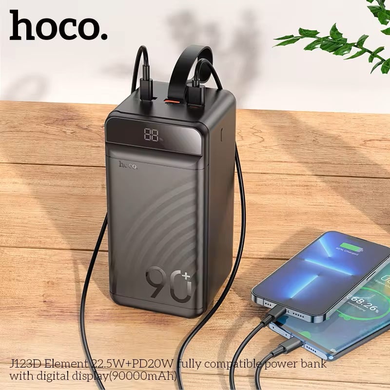 POWER BANK 90000MHA CARGA RAPIDA 22W HOCO PREMIUN J1123D - 2