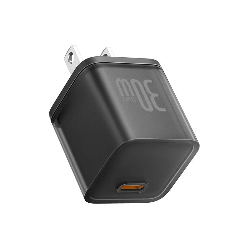CARGADOR BASEUS GAN5S DE 30W RÁPIDO TYPE C - NEGRO - 3