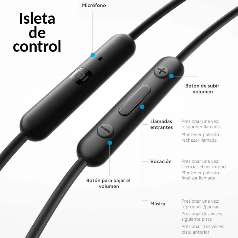 AUDIFONOS XIAOMI TYPE-C NEGRO - AURICULARES IN-EAR TIPO C - 8