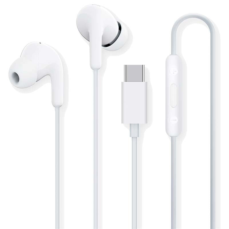 AUDIFONOS XIAOMI TYPE-C BLANCO - AURICULARES IN-EAR TIPO C - 1