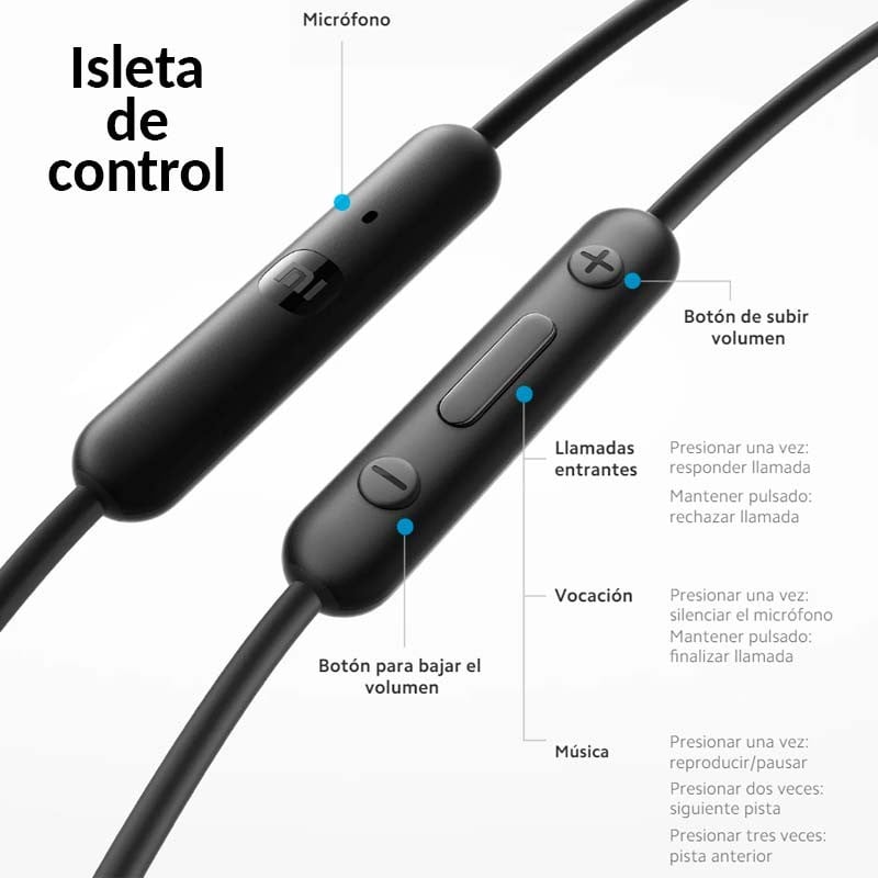 AUDIFONOS XIAOMI TYPE-C BLANCO - AURICULARES IN-EAR TIPO C - 6