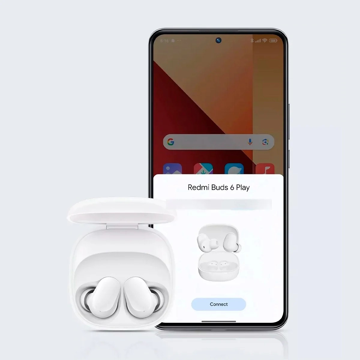 AUDIFONOS XIAOMI REDMI BUDS 6 PLAY BT5.4 36HRS - BLUE - 3