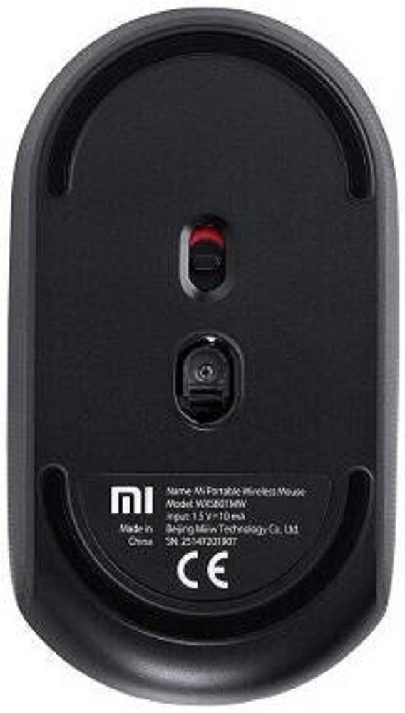 MOUSE XIAOMI MI PORTABLE 1200DPI USB INALAMBRICO -NEGRO - 3